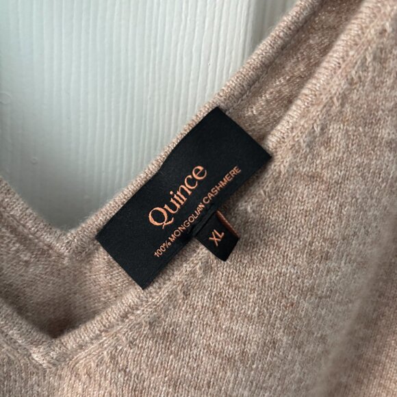 Quince Mangolian Cashmere Cropped Sweater Tank - Picture 3 of 3